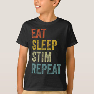 Camiseta Coma O Sono Repita Crianças Engraçadas De Consciên