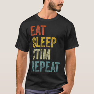 Camiseta Coma O Sono Repita Crianças Engraçadas De Consciên
