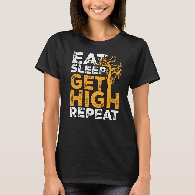 Camiseta Coma o sono, repita o Lumberjack Chainsaw 1 (Frente)