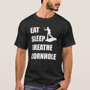 Camiseta Coma o sono respiram Cornhole