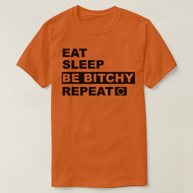 Camiseta Coma o sono, seja picante, repita1 (Frente do Design)