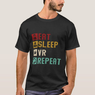 Camiseta Coma O Sono Vr Repete A Imagem Funcional Da Realid