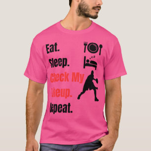 Camiseta Coma O Suspenso Verifique Minha Linha Para Cima, R
