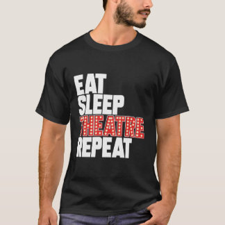 Camiseta Coma O Teatro Do Sono Repetir O Ator Da Broadway M