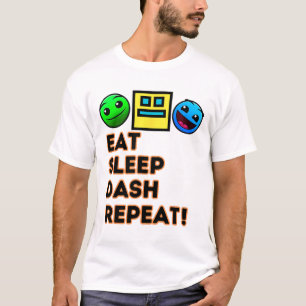 Camiseta Coma O Travamento Do Sono Repetir A Geometria Do J