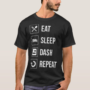 Camiseta Coma O Travamento Do Sono Repetir A Geometria Do J