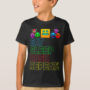 Camiseta Coma O Travamento Do Sono Repetir A Geometria Do J
