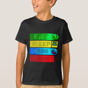 Camiseta Coma O Travamento Do Sono Repetir A Geometria Do J