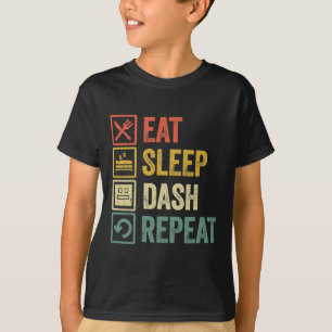 Camiseta Coma O Travamento Do Sono Repetir A Geometria Do J