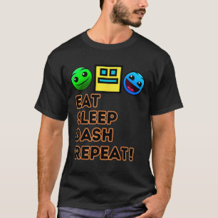 Camiseta Coma O Travamento Do Sono Repetir A Geometria Do J