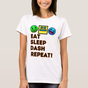 Camiseta Coma O Travamento Do Sono Repetir A Geometria Do J