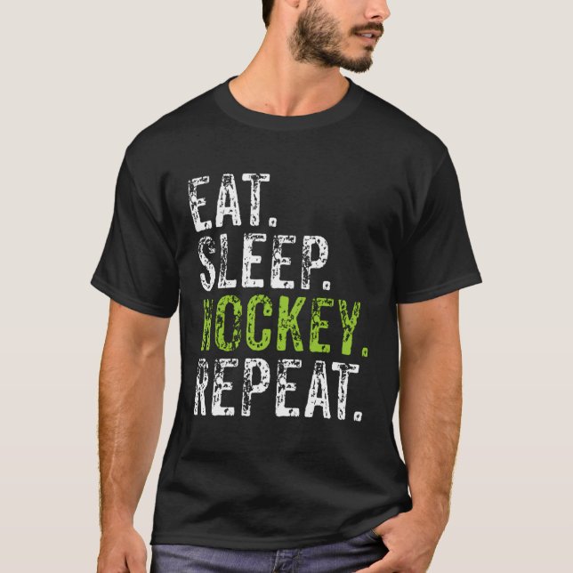 Camiseta Coma o treinador da equipe do Goalie Player de Hoc (Frente)