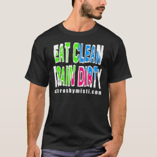 Camiseta Coma o trem limpo sujo, macro pelo T básico de