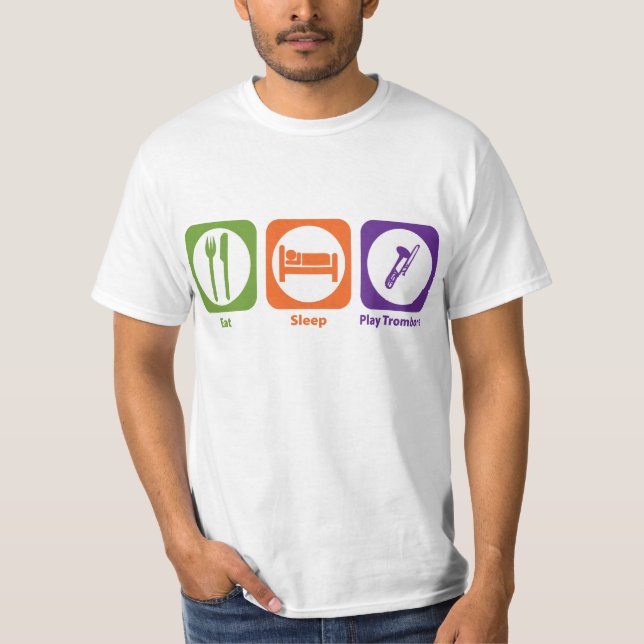 Camiseta Coma o Trombone do jogo do sono (Frente)