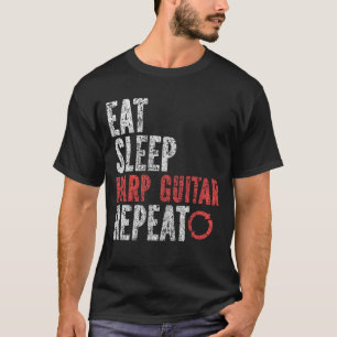 Camiseta Coma o violão Harp do Sleep Repetir
