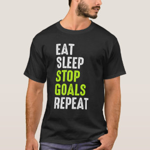 Camiseta Coma Objetivos De Interrupção Para Um Futebol De G