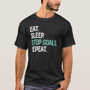 Camiseta Coma Objetivos de Interrupção Repetir Hockey com G