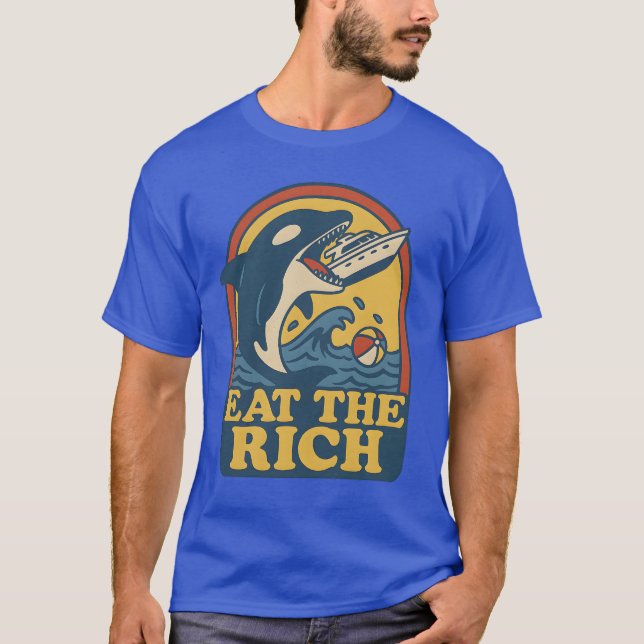 CAMISETA COMA OS RICOS (Frente)