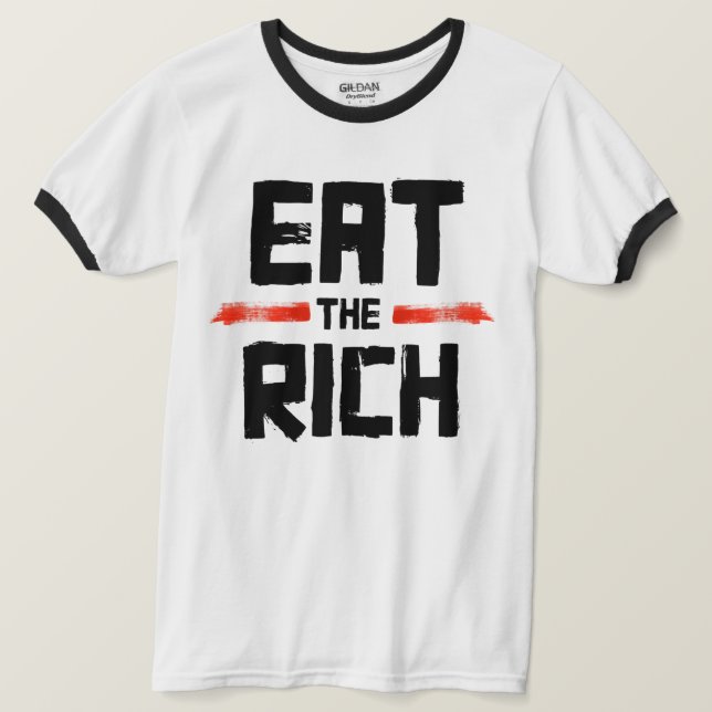 CAMISETA COMA OS RICOS (Frente do Design)
