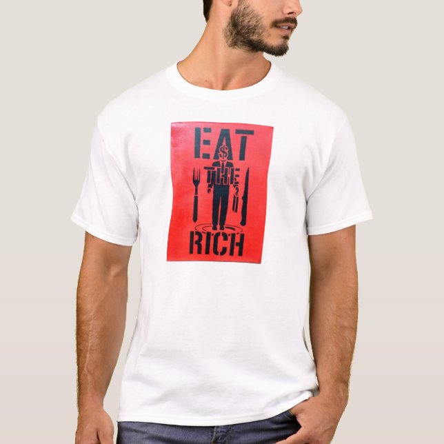 Camiseta Coma os ricos (Frente)