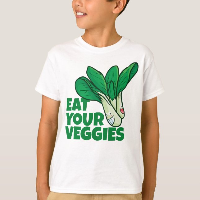 Camiseta Coma os vegetais - Alface (Frente)