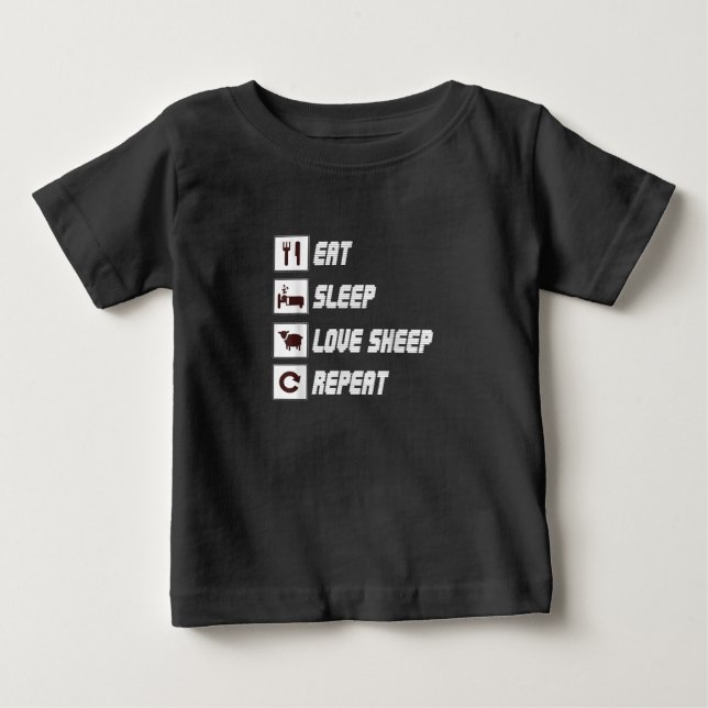 Camiseta Coma ovelha adormecida | Presente de citação engra (Frente)
