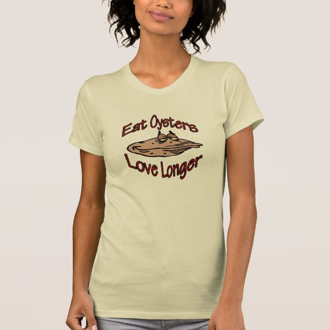 Camiseta Coma Oysters Love mais tempo (Frente)