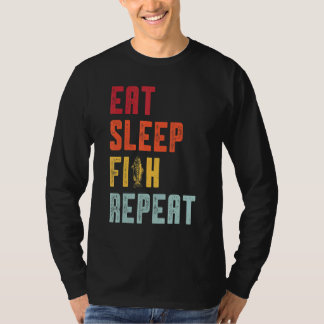 Camiseta Coma Peixe Dormindo Repete A Pesca