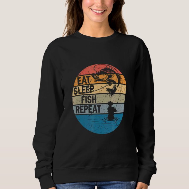 Camiseta Coma Peixe Dormindo Repete Pesca Anglesa (Frente)