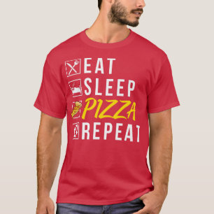 Camiseta Coma Pizza do Sono Repetir Snack Pizzalove Pizza