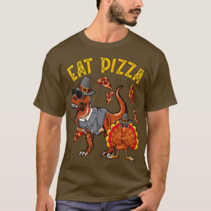 Camiseta Coma Pizza Engraçado Turquia T Re Jovens Rapaz de 