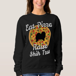 Camiseta Coma Pizza Raise Shih Tzu Dogs Puppy