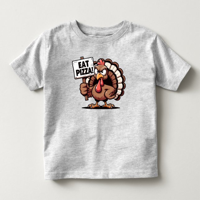 Camiseta Coma Pizza Turquia T Shirt (Frente)