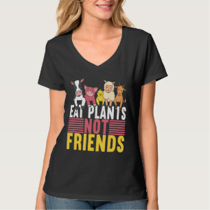 Camiseta Coma Plantas Não Amigos Vegan Veggie Veganismo