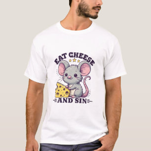 Camiseta Coma Queijo E Peque