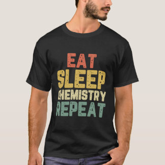 Camiseta Coma química do sono Legal Química Engraçada Retro