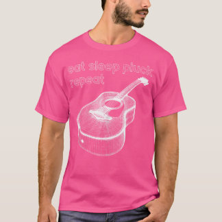Camiseta Coma Repetição de Sorriso - Engraçado Violão Acúst
