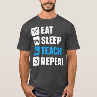 Camiseta Coma Repetição do Ensino do Sono - Professor Cient
