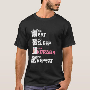 Camiseta Coma Repetição do Kdrama no Sono