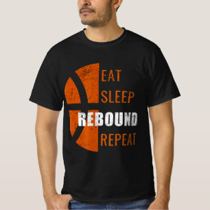 Camiseta Coma Repouso Reentrando Repetidamente Homens de Ba