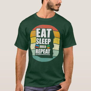 Camiseta Coma Reproduza Repetições Compilação Compilação Re