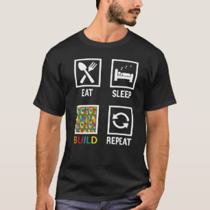 Camiseta Coma Reproduza Repetições Compilação Compilação Re