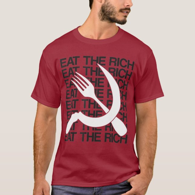 Camiseta Coma Rich Hammer Sickle (Frente)