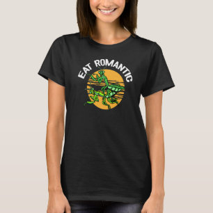 Camiseta Coma Romântica Rezando Mantis Insetos Entomologia 