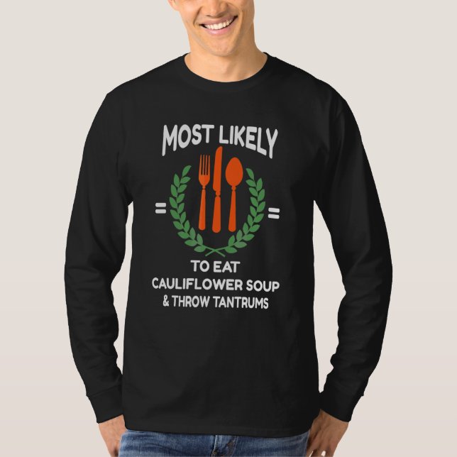 Camiseta Coma Salada de Couve-Flor e Faça Birras de Ação de (Frente)