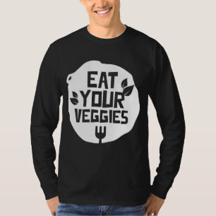 Camiseta Coma Seu Plano Vegetariano De Hortas De Veggies