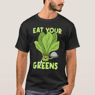Camiseta Coma Seu Verde Kale Spinach