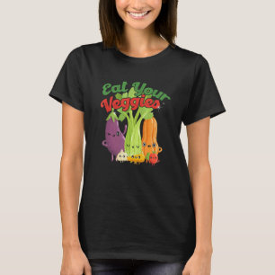 Camiseta Coma Seus Legumes Planta Comer Vegetariano Vegano