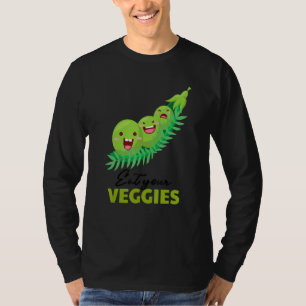 Camiseta Coma Seus Veggies Edamame Vegan Vegetable F