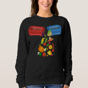 Camiseta Coma Seus Verdes Veggie Pill Nutrition Saudável Co